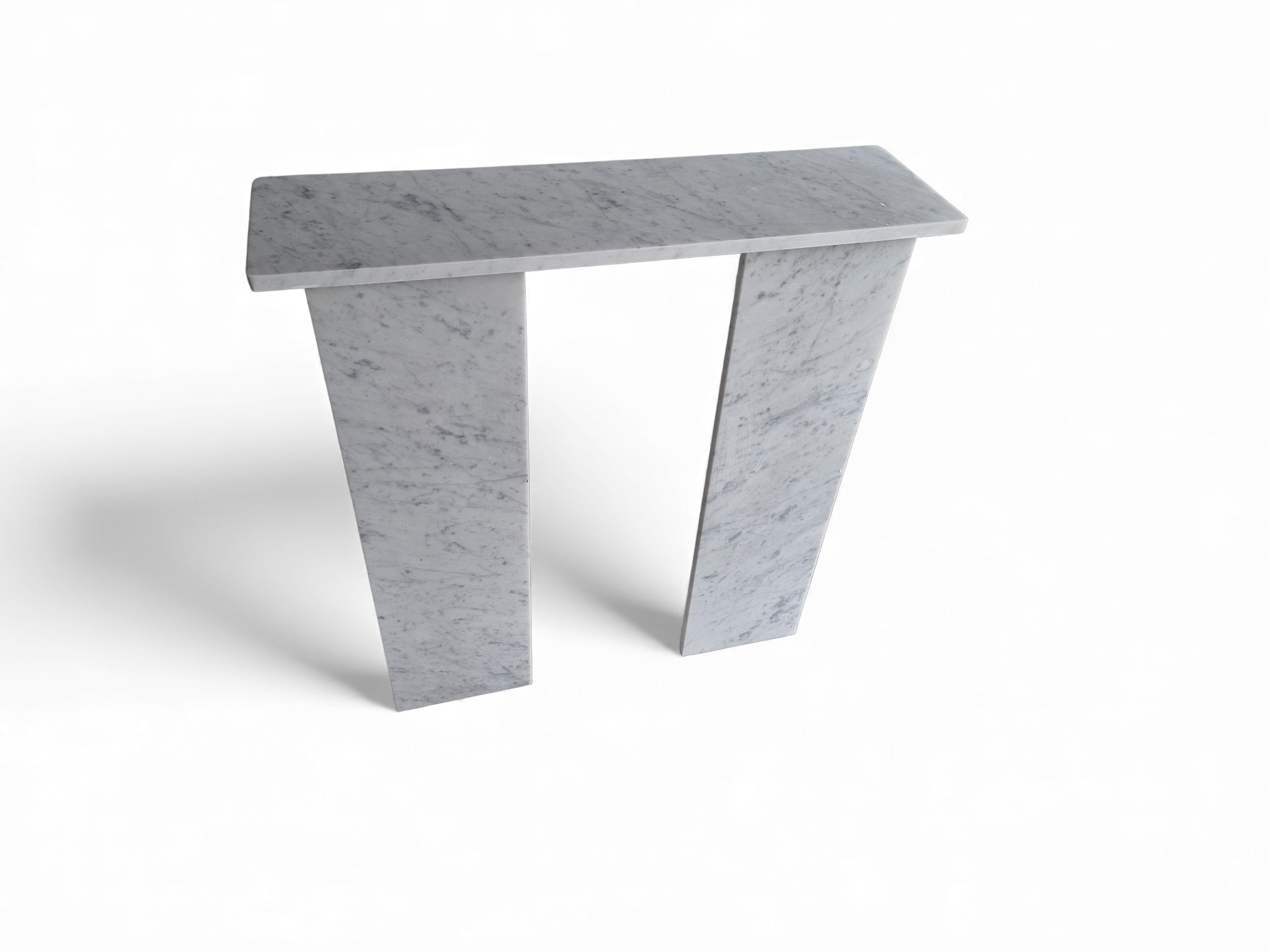 Bílá konzole s Bianco Carrara - Obrázek 2