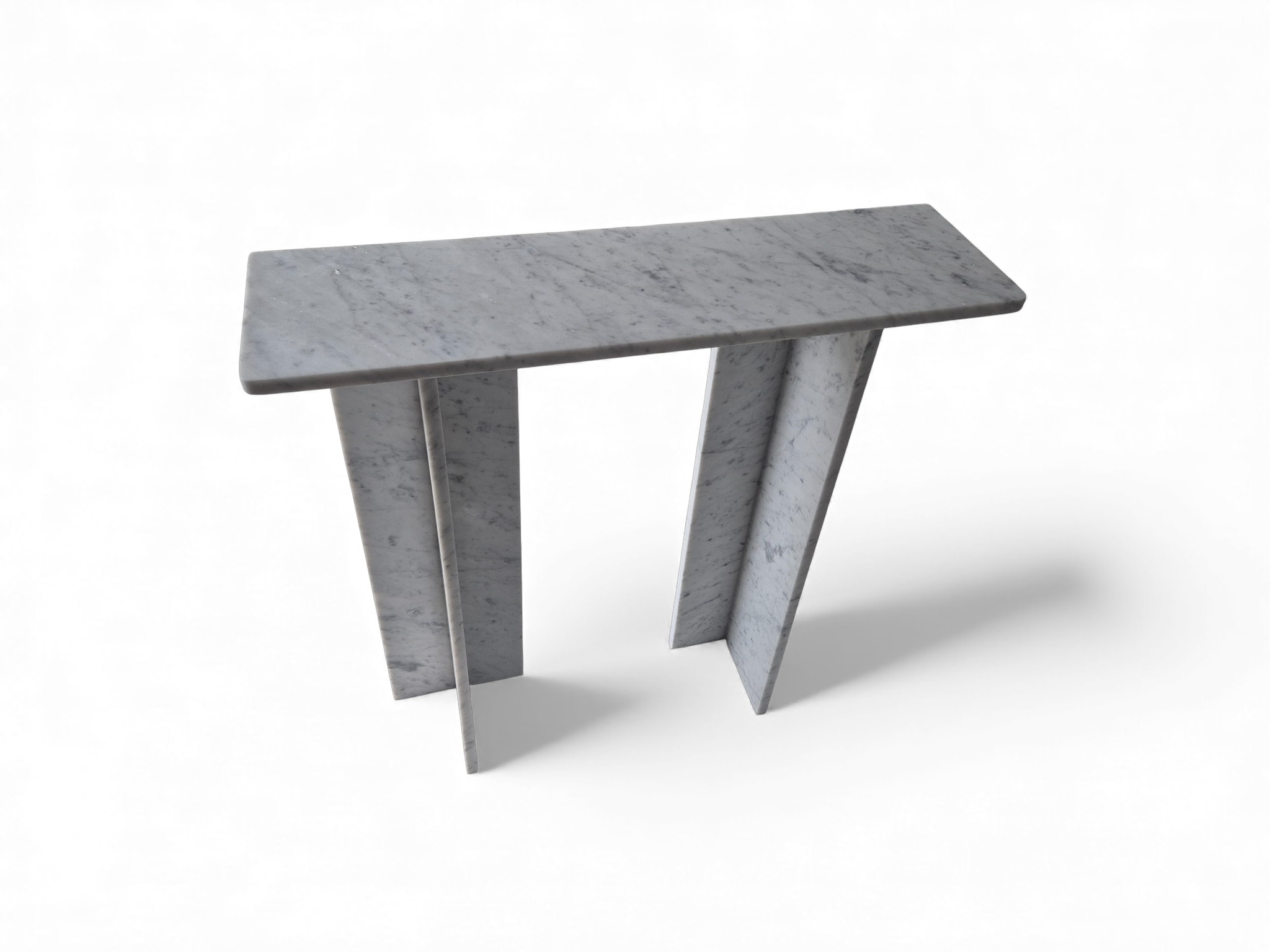 Bílá konzole s Bianco Carrara - Obrázek 4